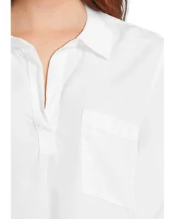 Roll Tab Sleeve Patch Pocket Tunic