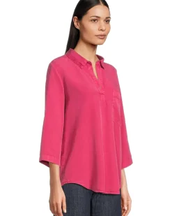 Roll Tab Sleeve Patch Pocket Tunic