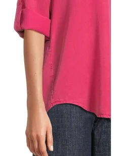 Roll Tab Sleeve Patch Pocket Tunic