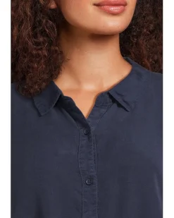 Roll Up Long Sleeve Shirt Dress