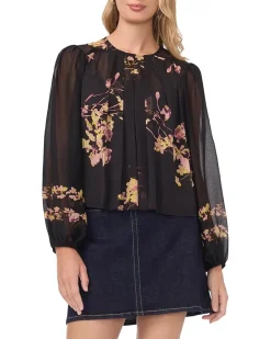 Round Neck Shirring Front Long