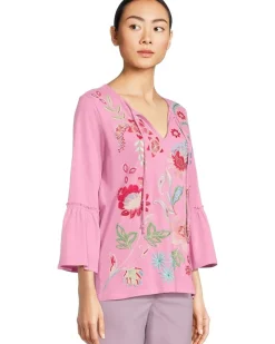 Ruffle Sleeve T-shirt