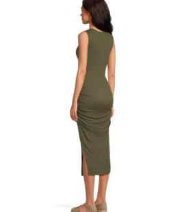 Samira Tank Henley Midi Dress