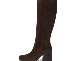 Sangeti Stacked Heel Knee High Boot