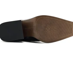 Sangeti Stacked Heel Knee High Boot