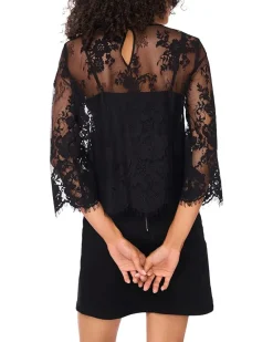 Scalloped Hem Round Neck Long