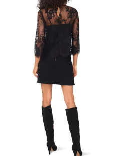 Scalloped Hem Round Neck Long