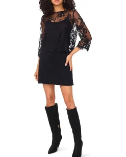 Scalloped Hem Round Neck Long