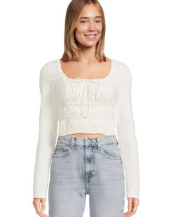 Scarlet Smocked Long Sleeve