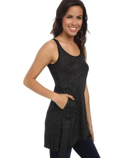 Scoop Neck Angled Tunic