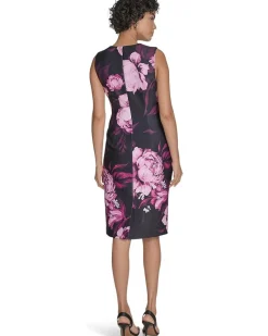 Scuba Floral Sheath
