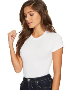 Seamless Short Sleeve Crew Neck Shaping Bodysuit