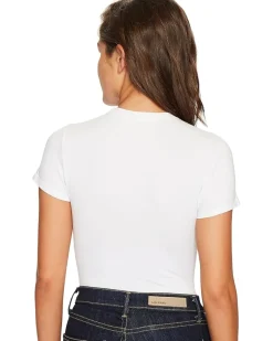 Seamless Short Sleeve Crew Neck Shaping Bodysuit