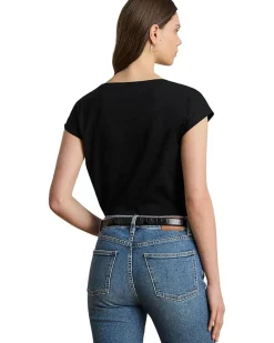 Sequined-Crest Cotton Jersey Tee