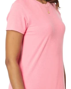 Short Sleeve Maxi Dress w/ Slit