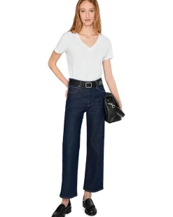 Short Sleeve V-Neck Boxy Tee