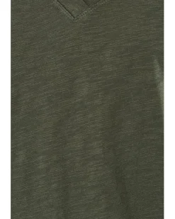 Short Sleeve V-Neck Boxy Tee