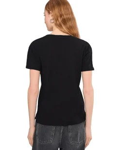 Short Sleeve V-Neck Boxy Tee