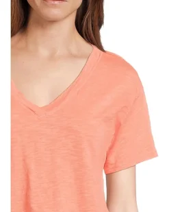 Short Sleeve V-Neck Boxy Tee