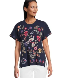 Side Slit Dolman Tee - Gloria