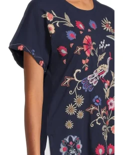 Side Slit Dolman Tee - Gloria