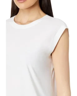 SLEEVELESS BOYFRIEND CREWNECK TOP