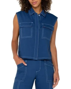 Sleeveless Cargo Shirt
