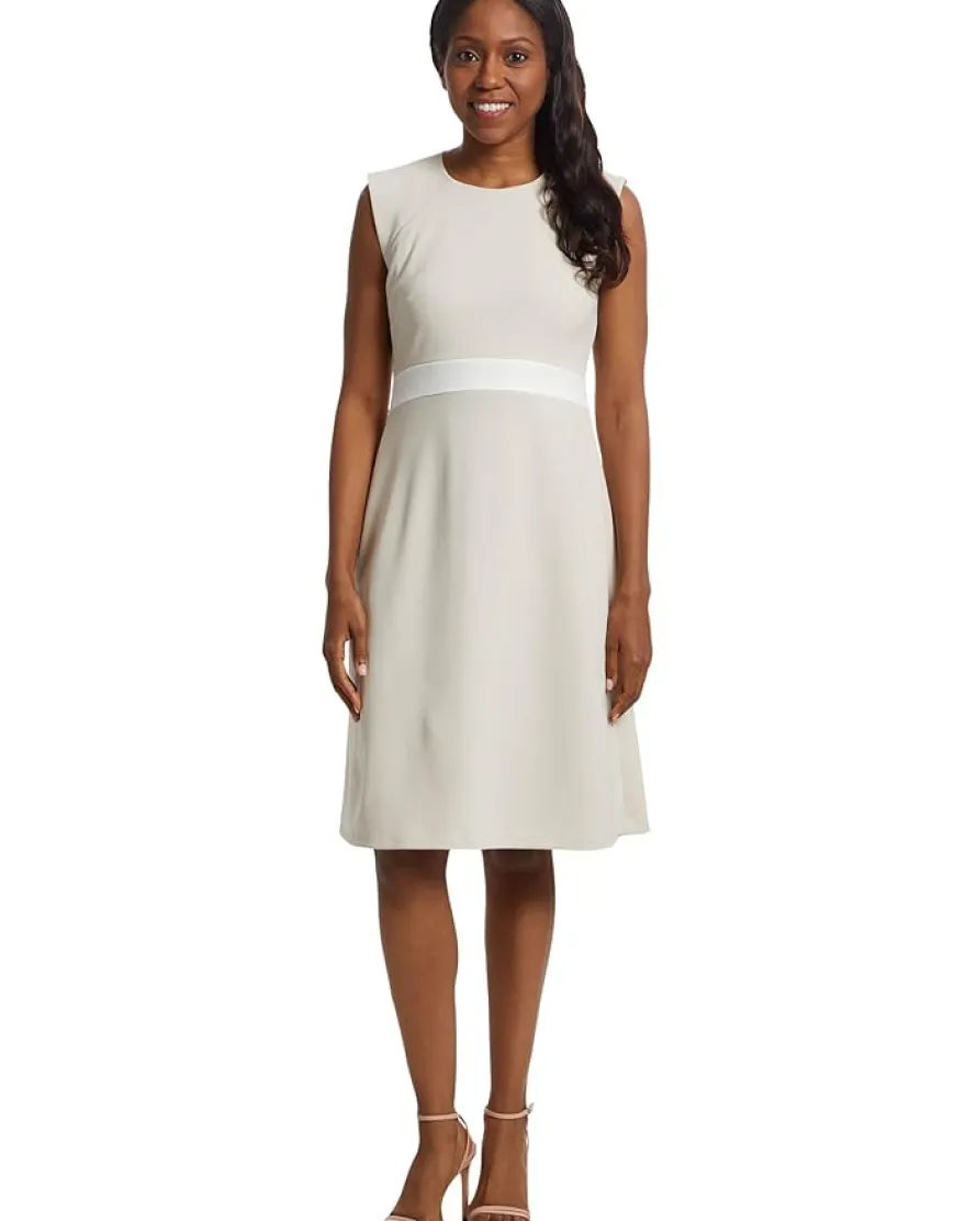 Sleeveless Colorblock Aline