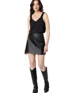 Sleeveless Ruffle Strap Rumple Tank