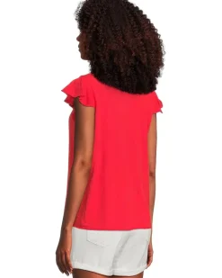 Sleeveless Ruffle Top