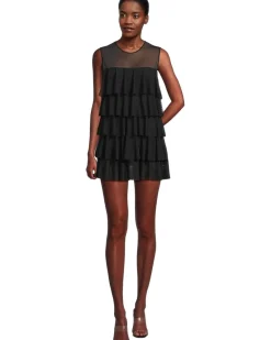 Sleeveless Tiered Ruffle Pickleball Dress