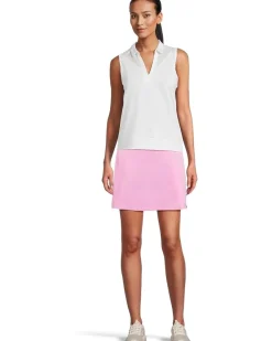 Sleeveless Top With Mesh Inserts