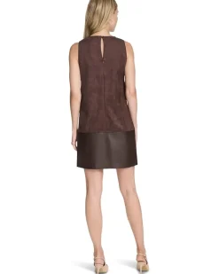 Sleevless Suede Shift