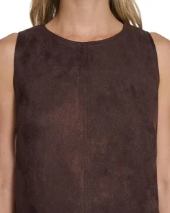 Sleevless Suede Shift