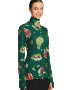 Slim Fit Long Sleeve Turtle Top