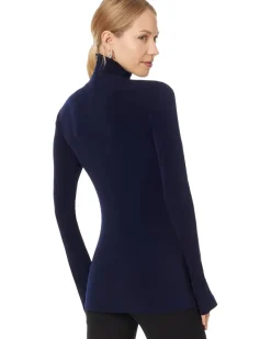 Slim Fit Long Sleeve Turtle Top