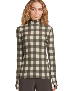 Slim Fit Long Sleeve Turtle Top