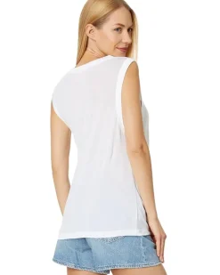 Slinky Cut Away Sleeveless Tee