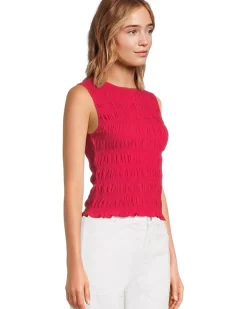 Smocked Boatneck Tank