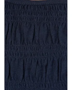 Smocked Boatneck Top