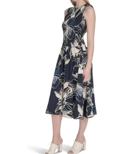 Smocked Commuter Floral Dropwaist