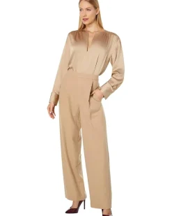 Smocked Long Sleeve Blouse