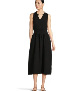 Smocked Waist Midi Tank Dress