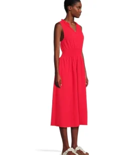 Smocked Waist Midi Tank Dress