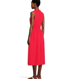 Smocked Waist Midi Tank Dress