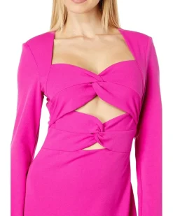 Solid Double Knot Mini Dress