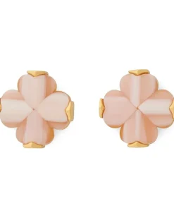 Spade Flower Studs