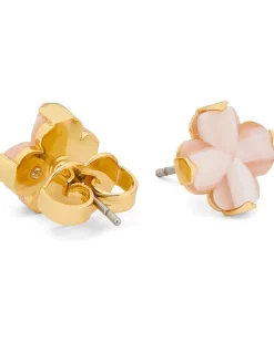 Spade Flower Studs