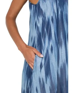 Spaghetti Strap Maxi Dress With Pockets
