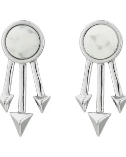 Spiked Fan Stud Earrings